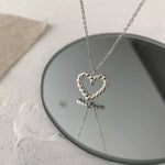 925 Sterling Silver Heart Necklace