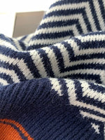 Chevron Pattern V-Neck Knit Sweater Vest