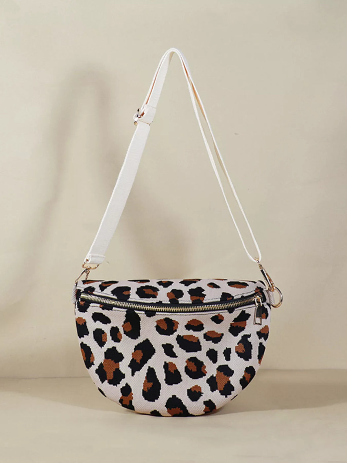Leopard Print Crossbody Bag