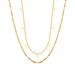 18K Gold-Plated Titanium Steel Layered Necklace
