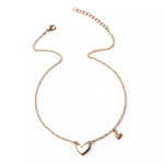 Alloy Heart Pendant Necklace