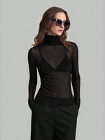Turtleneck Long Sleeve Top