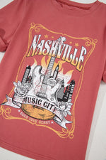 Mineral Nashville Music City Graphic Retro T-Shirt