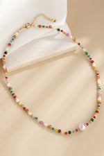 Multicolored Bead Necklace