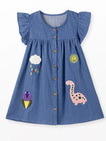Children's Denim A-Line Dress