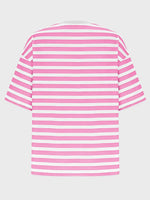 Striped Round Neck Half Sleeve T-Shirt