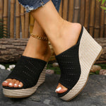 Open Toe Wedge Sandals