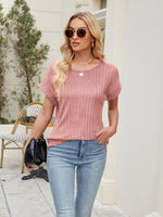 Round Neck Short Sleeve T-Shirt