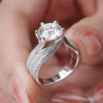 5 Carat Moissanite 925 Sterling Silver Ring