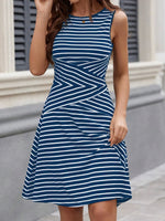 Round Neck Sleeveless Dress