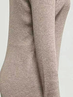 Button Front Long Sleeve Sweater Dress