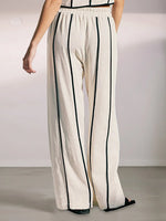Stripe Vest and Pants Two-Piece Set