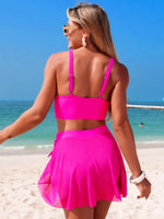 Twist Front Cami and Skort Swim Set