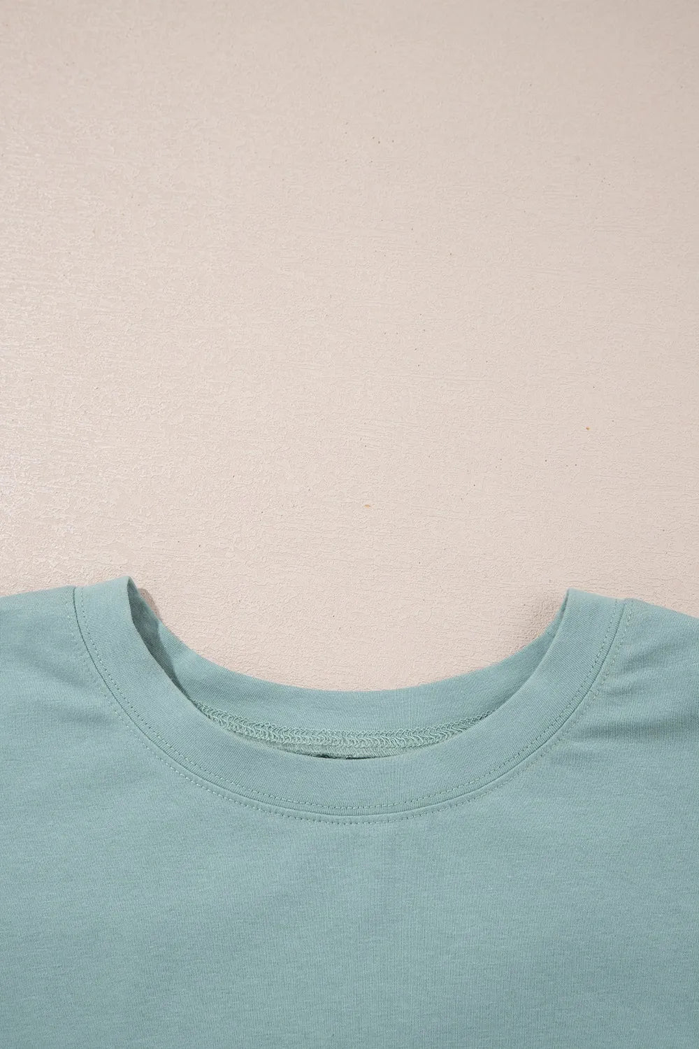 Frayed Denim Star Patched Oversize T Shirt