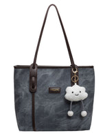 Vintage Style Large Capacity Tote Bag