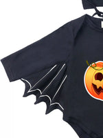 Children's Halloween Bat Bodysuit & Hat Costume Set