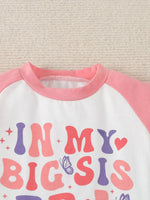 Children's Letter Graphic Tee and Shorts Set
