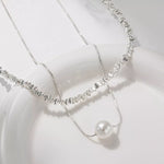 Double Layered Pearl Necklace