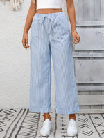 Striped Wide Leg Pants