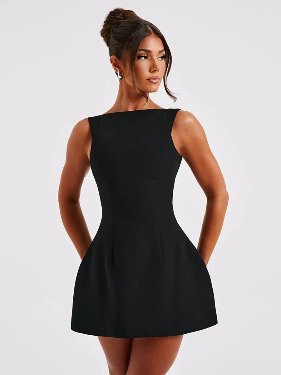 Ashan Slim-fitting Backless Dress