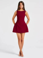 Ashan Slim-fitting Backless Dress