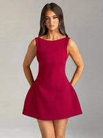 Ashan Slim-fitting Backless Dress