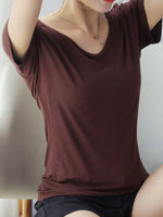 V-Neck Short Sleeve T-Shirt