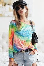 BiBi Tie Dye Soft Knit Jersey T-Shirt