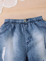 Children's Star Round Neck Tee and Pants Set