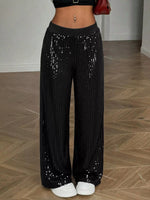 Sequin Wide Leg Pants