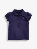 Children's Button Detail Short Sleeve Polo