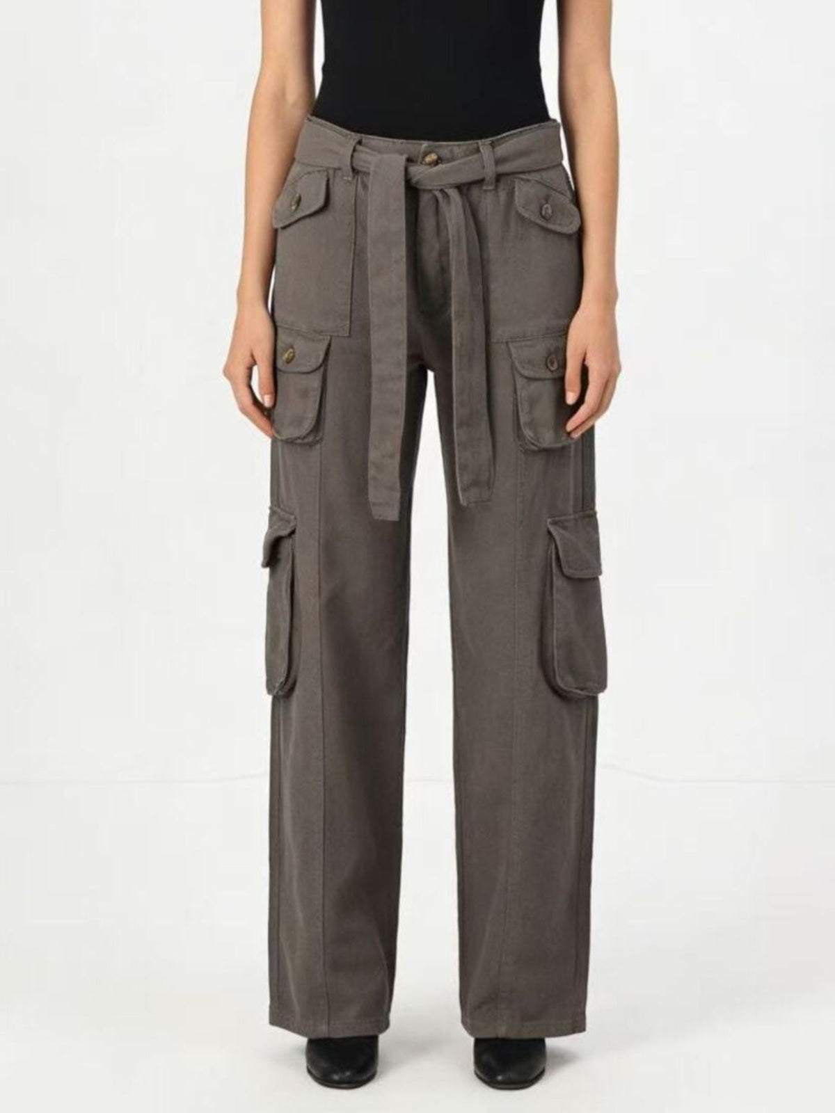 Wide Leg Cargo Jeans