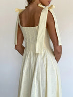 Gradient Tie Shoulder Maxi Dress