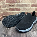 Round Toe Mesh Slip-Ons