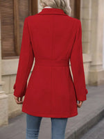 Collared Neck Button Up Coat