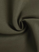 Contrast Collar Button Up Coat