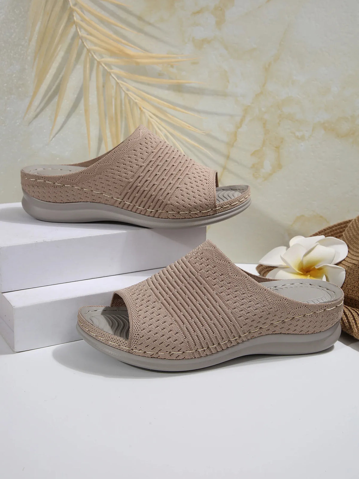 Mesh Open Toe Sandals