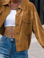 Corduroy Button-Down Shacket