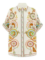 Printed Half Sleeve Shirt and Shorts Set