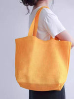 Lightweight Woven Shoulder Bag