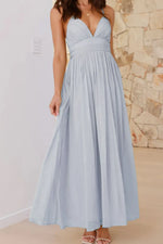 Ruched V-Neck Cami Dress