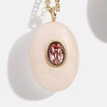 Natural Stone Pendant Necklace