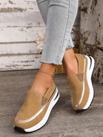 Round Toe Platform Loafers
