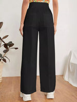 High Waist Straight Leg Dress Pants