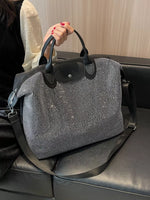Rhinestone Embellished Crossbody Bag