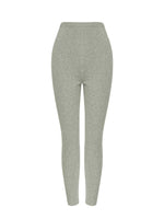 Ribbed Knit Long Sleeve Top and Pants Set