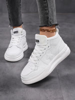 Star Pattern Lace Up Sneakers