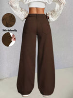 High-Waisted Wide-Leg Jeans