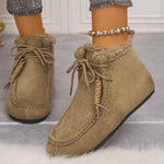 Plush Lining Ankle Boots