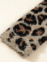 Leopard Open Casual Cardigan